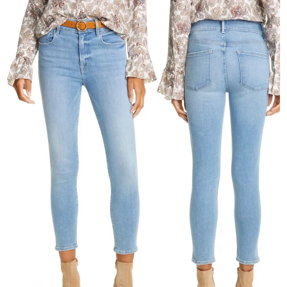 Frame Le One Skinny Jeans in Caspio Fits Size 8-16 - Picture 3 of 15